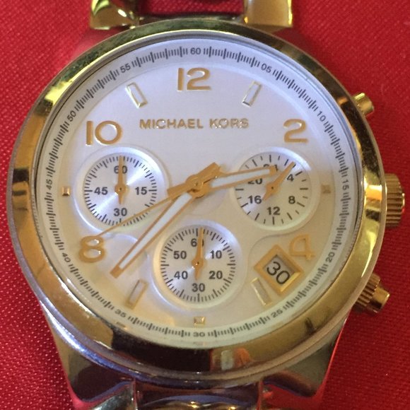 Michael Kors Women's Two-tone Chronograph Watch - Picture 4 of 4